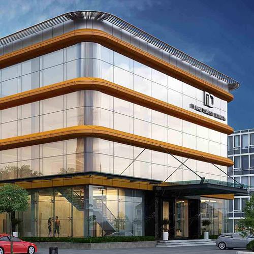 desain dan pasang fasad gedung pertemuan balai kota 2