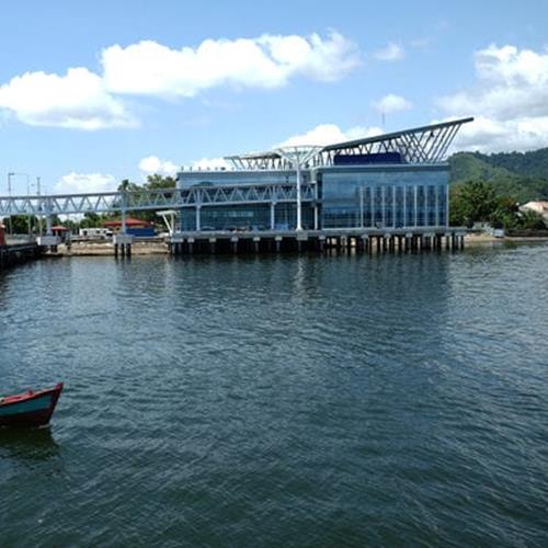 desain dan pasang fasad pelabuhan 1